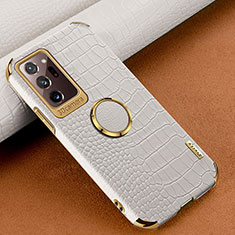 Funda Lujo Cuero Carcasa XD1 para Samsung Galaxy Note 20 Ultra 5G Blanco