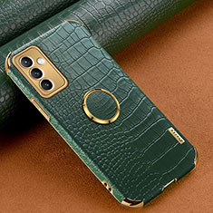 Funda Lujo Cuero Carcasa XD1 para Samsung Galaxy Quantum2 5G Verde