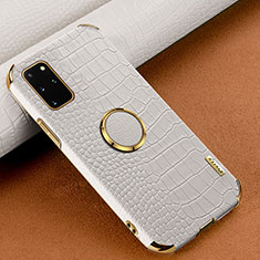 Funda Lujo Cuero Carcasa XD1 para Samsung Galaxy S20 Plus Blanco