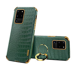 Funda Lujo Cuero Carcasa XD1 para Samsung Galaxy S20 Ultra Verde