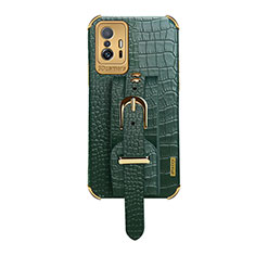 Funda Lujo Cuero Carcasa XD1 para Xiaomi Mi 11T Pro 5G Verde