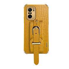 Funda Lujo Cuero Carcasa XD1 para Xiaomi Poco F3 5G Amarillo