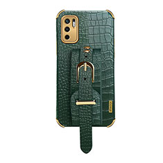 Funda Lujo Cuero Carcasa XD1 para Xiaomi POCO M3 Pro 5G Verde