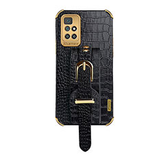 Funda Lujo Cuero Carcasa XD1 para Xiaomi Redmi 10 4G Negro