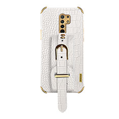 Funda Lujo Cuero Carcasa XD1 para Xiaomi Redmi 9 Blanco