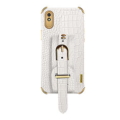 Funda Lujo Cuero Carcasa XD1 para Xiaomi Redmi 9AT Blanco