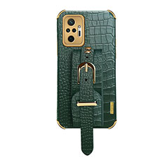 Funda Lujo Cuero Carcasa XD1 para Xiaomi Redmi Note 10 Pro 4G Verde