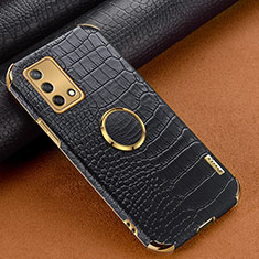 Funda Lujo Cuero Carcasa XD2 para Oppo A74 4G Negro