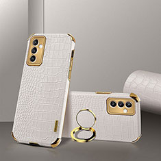 Funda Lujo Cuero Carcasa XD2 para Samsung Galaxy A05s Blanco
