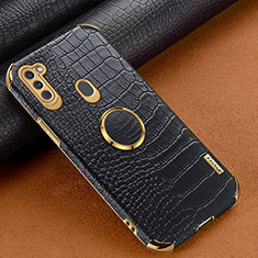Funda Lujo Cuero Carcasa XD2 para Samsung Galaxy A11 Negro