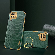 Funda Lujo Cuero Carcasa XD2 para Samsung Galaxy A12 Verde