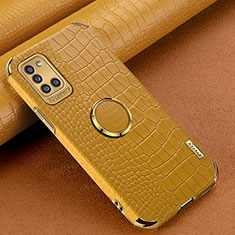 Funda Lujo Cuero Carcasa XD2 para Samsung Galaxy A31 Amarillo