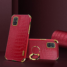 Funda Lujo Cuero Carcasa XD2 para Samsung Galaxy A71 4G A715 Rojo