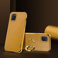 Funda Lujo Cuero Carcasa XD2 para Samsung Galaxy A81 Amarillo
