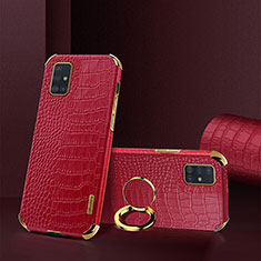 Funda Lujo Cuero Carcasa XD2 para Samsung Galaxy M40S Rojo