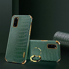 Funda Lujo Cuero Carcasa XD2 para Samsung Galaxy S20 5G Verde