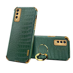 Funda Lujo Cuero Carcasa XD2 para Vivo Y11s Verde