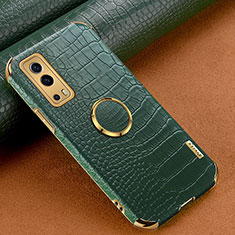 Funda Lujo Cuero Carcasa XD2 para Vivo Y75s 5G Verde