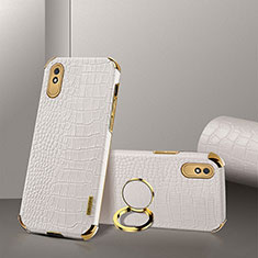 Funda Lujo Cuero Carcasa XD2 para Xiaomi Redmi 9AT Blanco