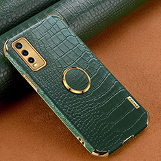 Funda Lujo Cuero Carcasa XD4 para Vivo Y11s Verde