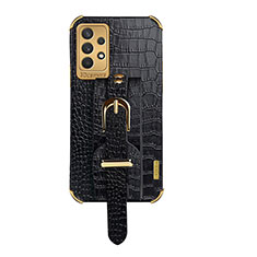 Funda Lujo Cuero Carcasa XD5 para Samsung Galaxy M32 5G Negro