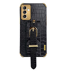 Funda Lujo Cuero Carcasa XD5 para Samsung Galaxy Quantum2 5G Negro