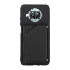 Funda Lujo Cuero Carcasa Y01B para Xiaomi Mi 10T Lite 5G Negro