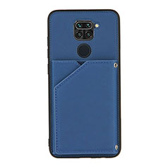 Funda Lujo Cuero Carcasa Y01B para Xiaomi Redmi 10X 4G Azul