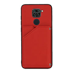 Funda Lujo Cuero Carcasa Y01B para Xiaomi Redmi 10X 4G Rojo