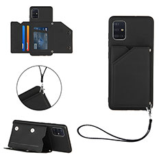 Funda Lujo Cuero Carcasa Y03B para Samsung Galaxy A51 5G Negro