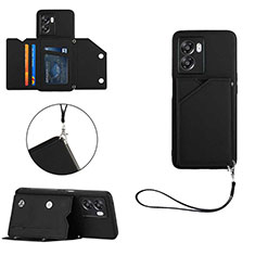 Funda Lujo Cuero Carcasa YB1 para OnePlus Nord N300 5G Negro