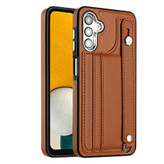 Funda Lujo Cuero Carcasa YB1 para Samsung Galaxy A04s Marron