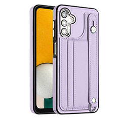 Funda Lujo Cuero Carcasa YB1 para Samsung Galaxy A04s Morado