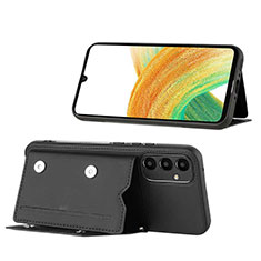 Funda Lujo Cuero Carcasa YB1 para Samsung Galaxy A54 5G Negro