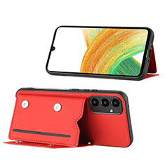 Funda Lujo Cuero Carcasa YB1 para Samsung Galaxy A54 5G Rojo