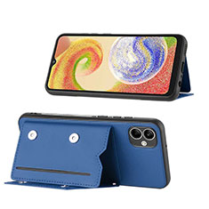 Funda Lujo Cuero Carcasa YB1 para Samsung Galaxy M04 Azul