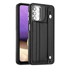 Funda Lujo Cuero Carcasa YB1 para Samsung Galaxy M32 5G Negro