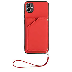 Funda Lujo Cuero Carcasa YB2 para Samsung Galaxy A04E Rojo