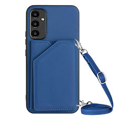 Funda Lujo Cuero Carcasa YB3 para Samsung Galaxy A14 5G Azul