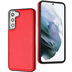 Funda Lujo Cuero Carcasa YB3 para Samsung Galaxy S21 FE 5G Rojo