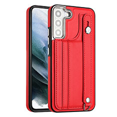 Funda Lujo Cuero Carcasa YB4 para Samsung Galaxy S22 5G Rojo