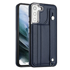 Funda Lujo Cuero Carcasa YB4 para Samsung Galaxy S22 Plus 5G Azul