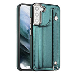 Funda Lujo Cuero Carcasa YB4 para Samsung Galaxy S22 Plus 5G Verde