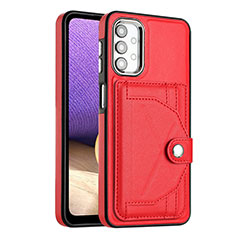 Funda Lujo Cuero Carcasa YB5 para Samsung Galaxy A23 5G Rojo