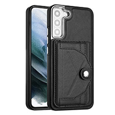 Funda Lujo Cuero Carcasa YB5 para Samsung Galaxy S22 Plus 5G Negro