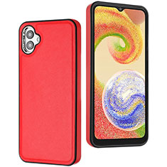 Funda Lujo Cuero Carcasa YB6 para Samsung Galaxy A04E Rojo