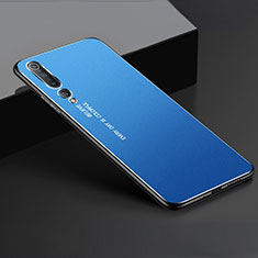 Funda Lujo Marco de Aluminio Carcasa M01 para Xiaomi Mi 10 Azul