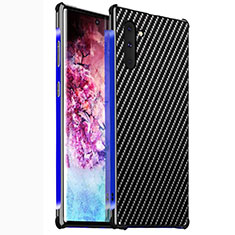 Funda Lujo Marco de Aluminio Carcasa M02 para Samsung Galaxy Note 10 5G Azul