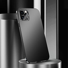 Funda Lujo Marco de Aluminio Carcasa N02 para Apple iPhone 12 Pro Negro