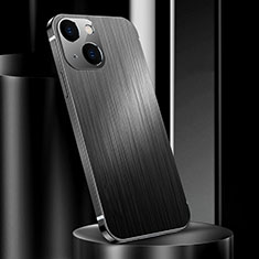 Funda Lujo Marco de Aluminio Carcasa para Apple iPhone 14 Negro